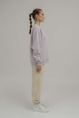Oversized Sweater Lilac Distance Call