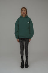 Boyfriend Hoodie Dark Green Dealing With It
