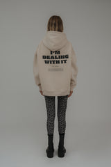 Boyfriend Hoodie Cappuccino Dealing With It