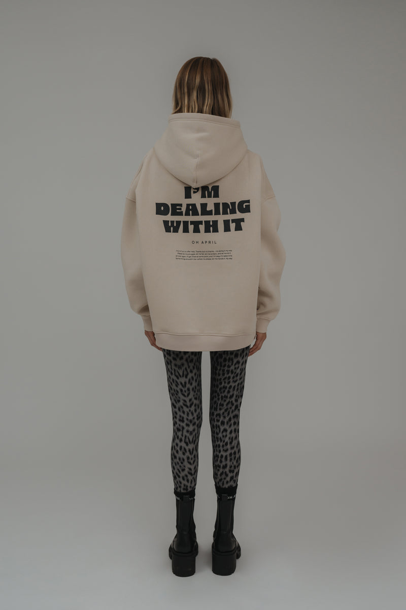 Boyfriend Hoodie Cappuccino Dealing With It