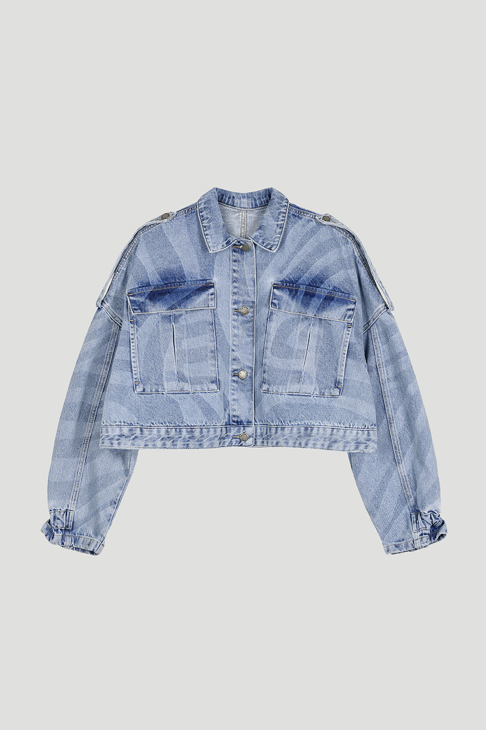 Oona Denim Jacket Blue Zebra