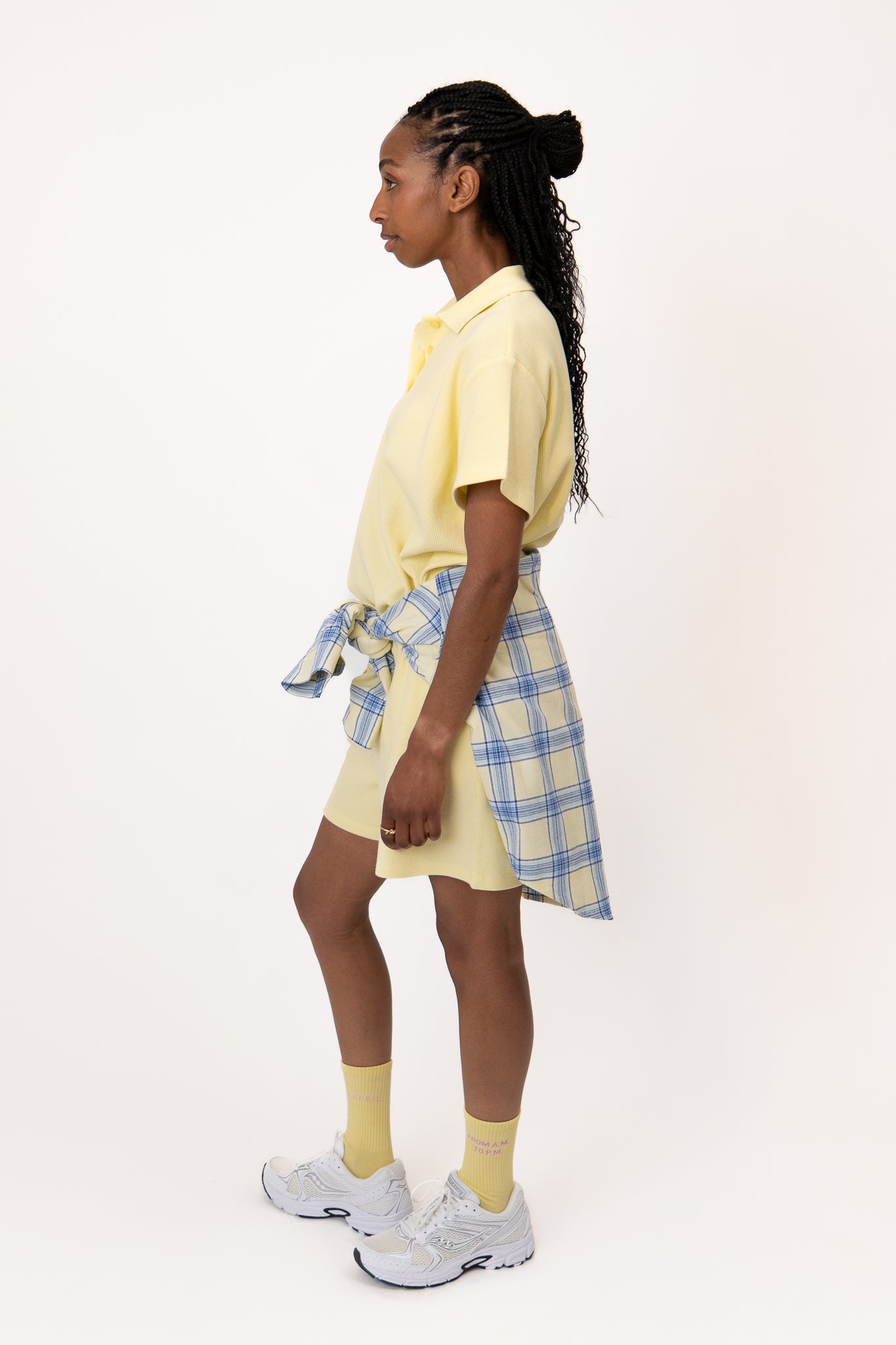 Lotta Ripped Socks Butter Yellow