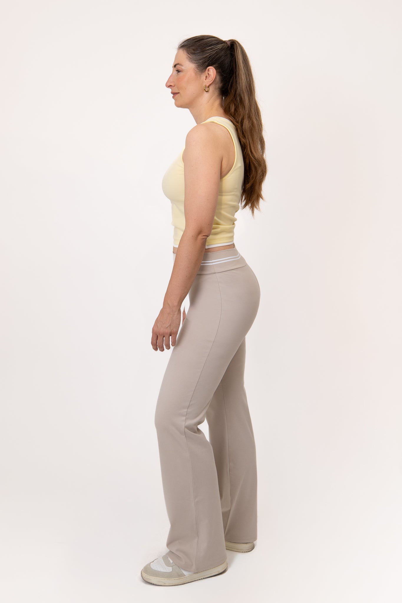 Jasmin Flared Leggings Taupe