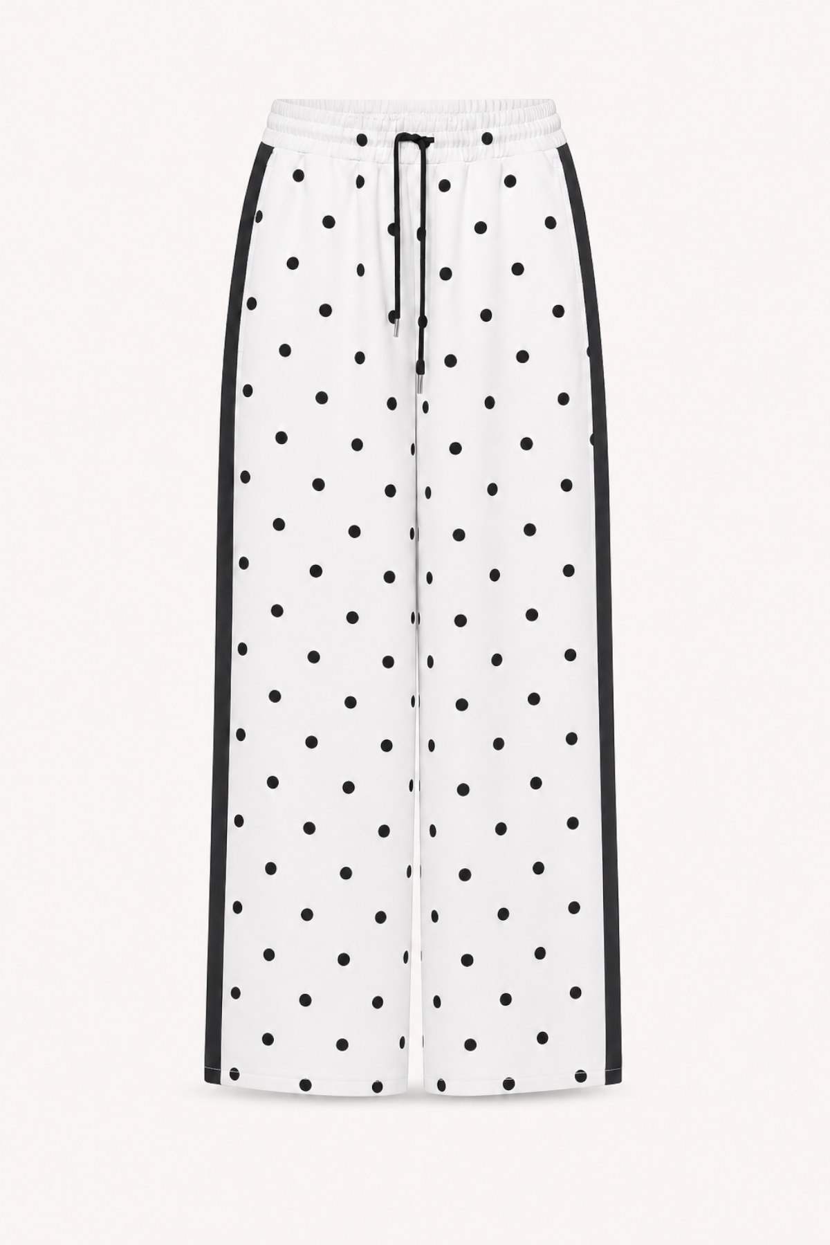 Kael Trackpants Off White Polkadot