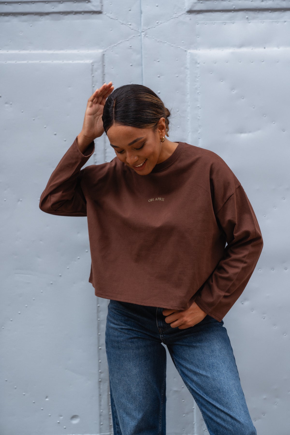 Regular Longsleeve Oh April Dark Brown
