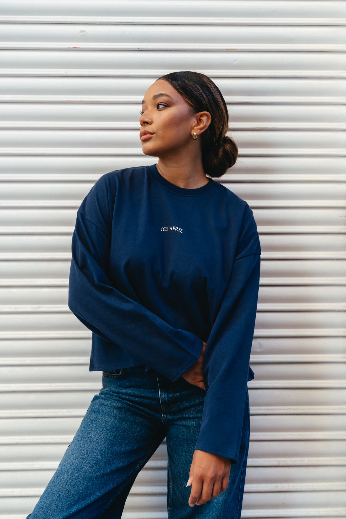 Regular Longsleeve Oh April Navy