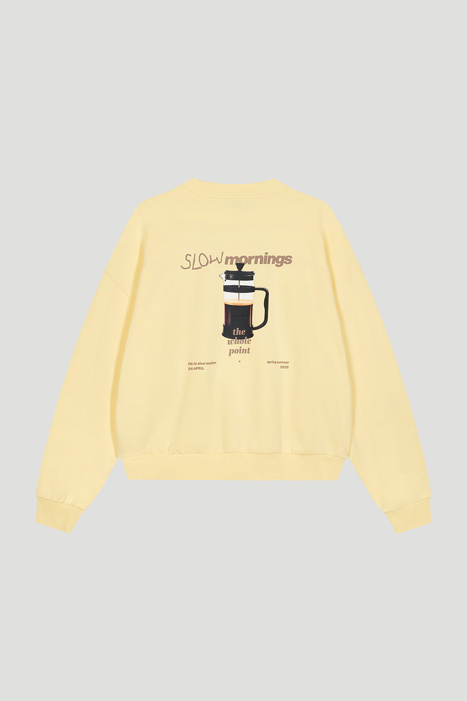 Regular Sweater Coffee Butter Yellow