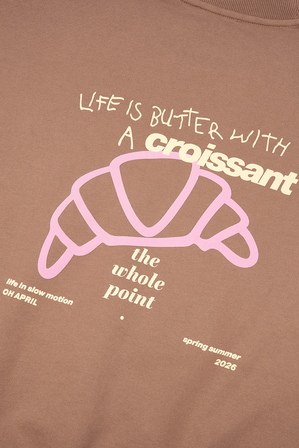 Regular Sweater Croissant Almond Mist