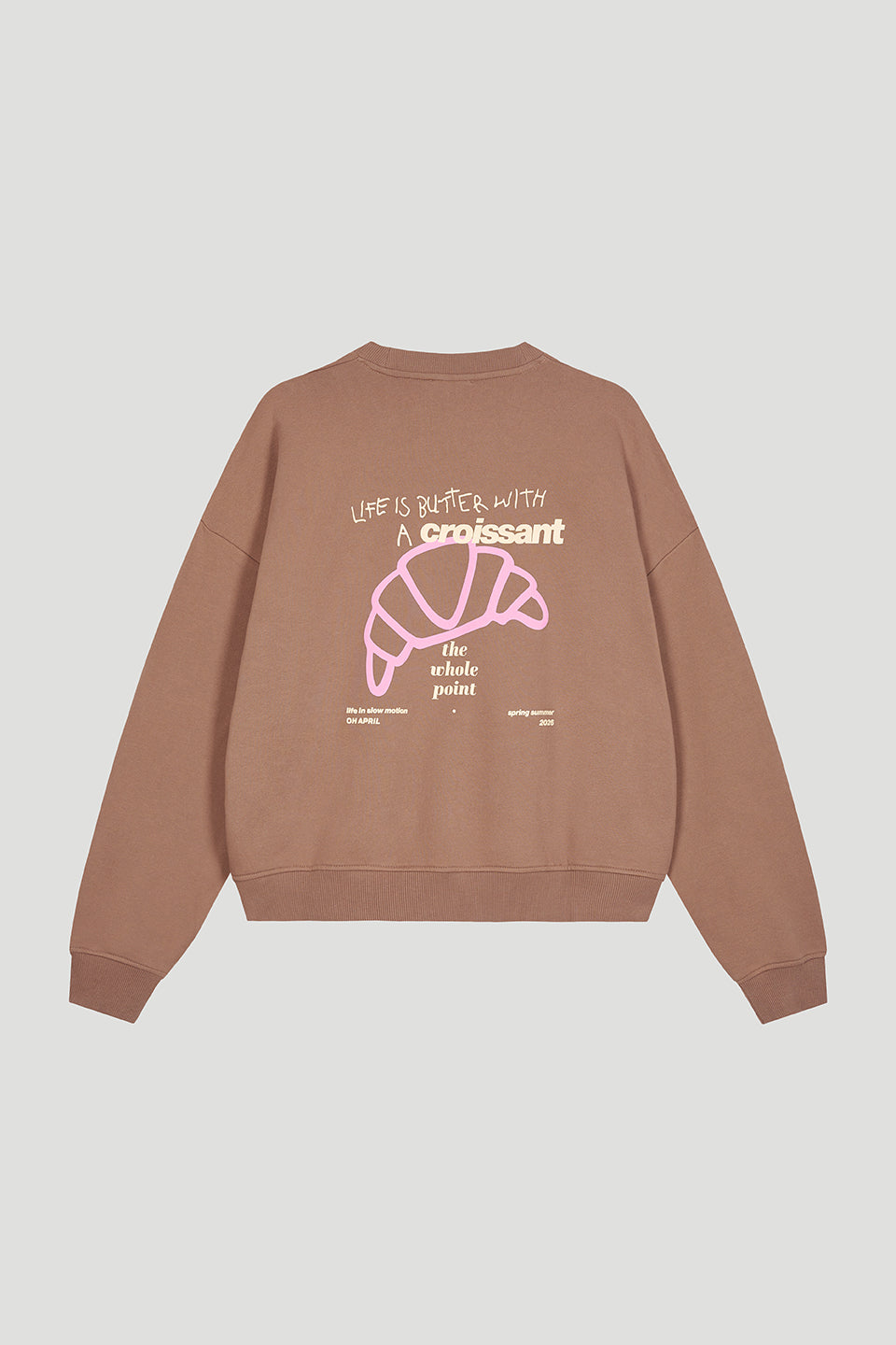 Regular Sweater Croissant Almond Mist