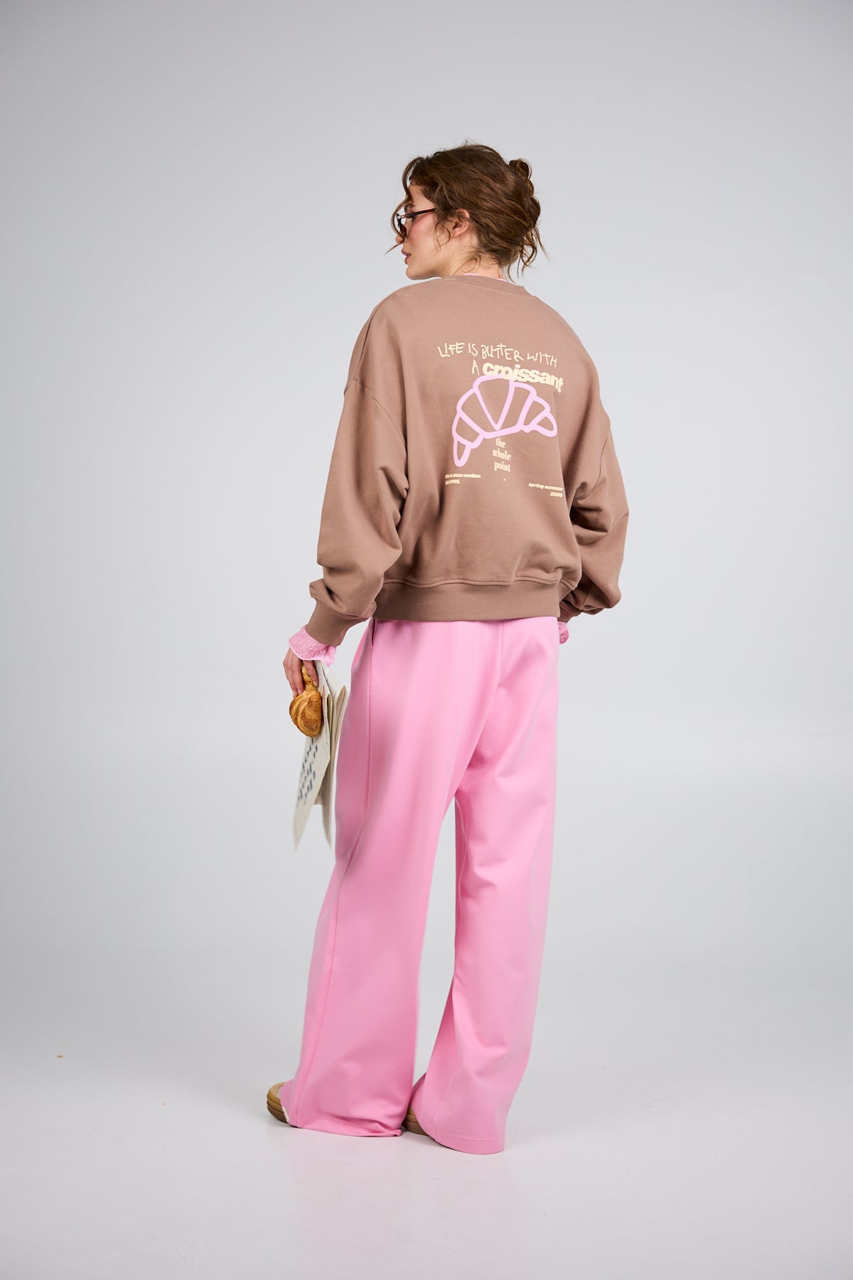 Regular Sweater Croissant Almond Mist