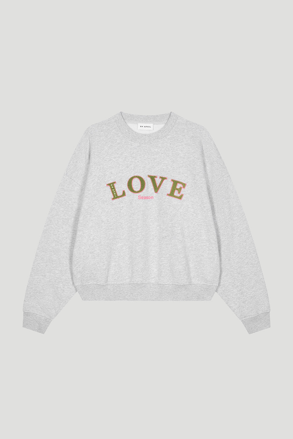Regular Sweater Love Grey Melange