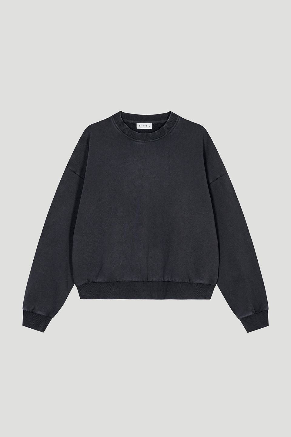 Regular Sweater Porcelain Dark Grey Acid