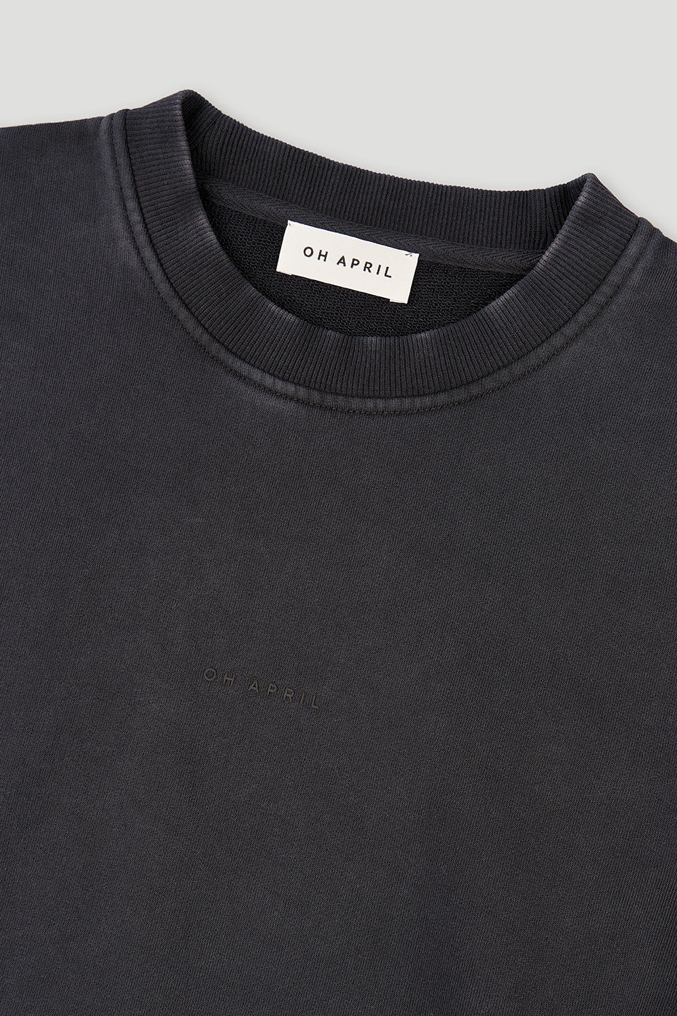 Regular Sweater Porcelain Dark Grey Acid