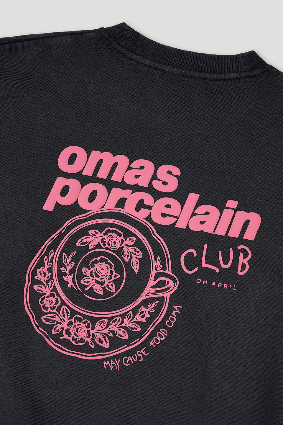 Regular Sweater Porcelain Dark Grey Acid