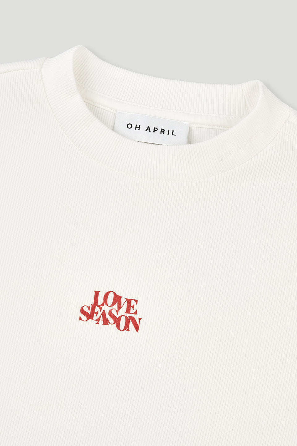 Regular T-Shirt Love Season White