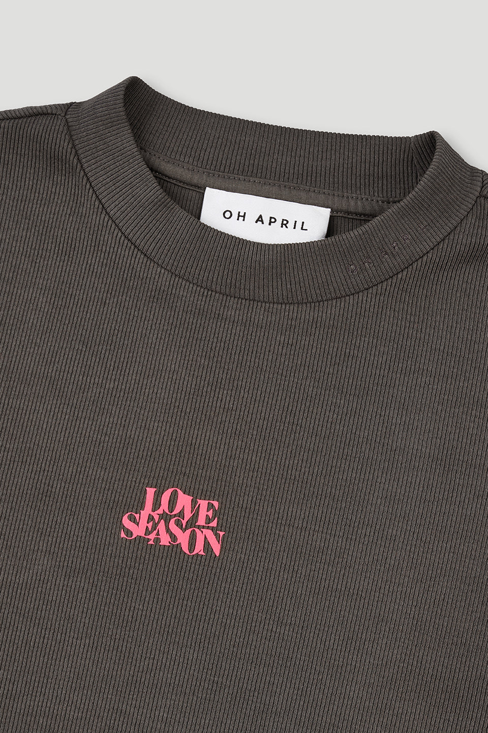 Regular T-Shirt Love Season Graphite