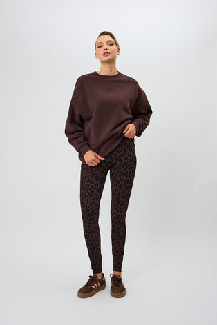 Rita Leggings Leo Truffle