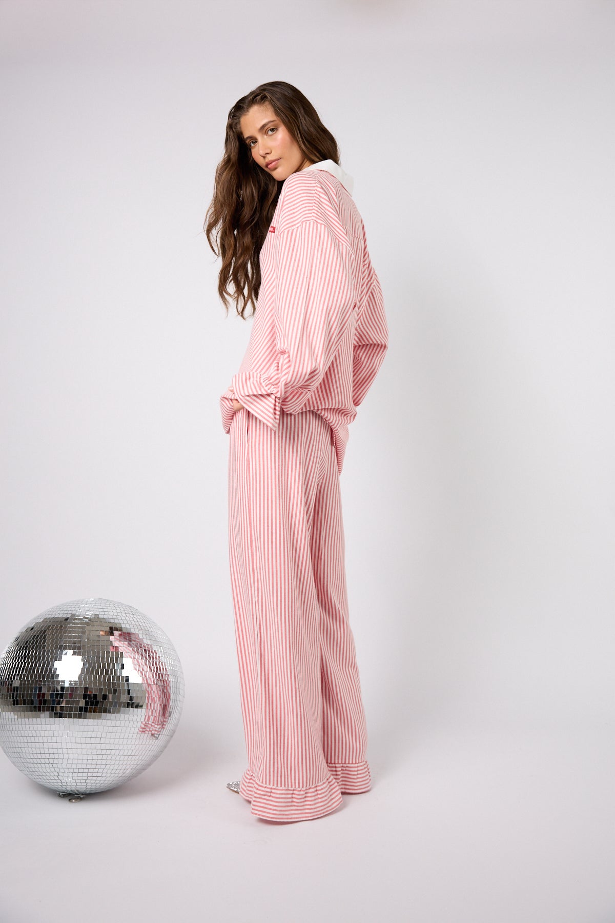 Ruby Pants White/Crimson