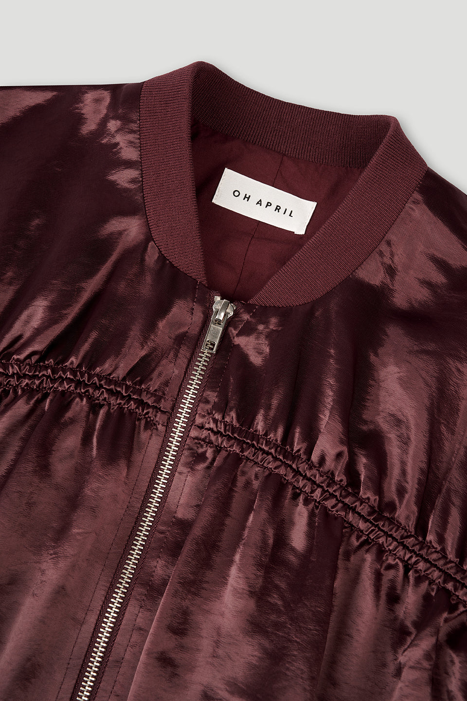 Rumi Zipper Jacket Cherrywood