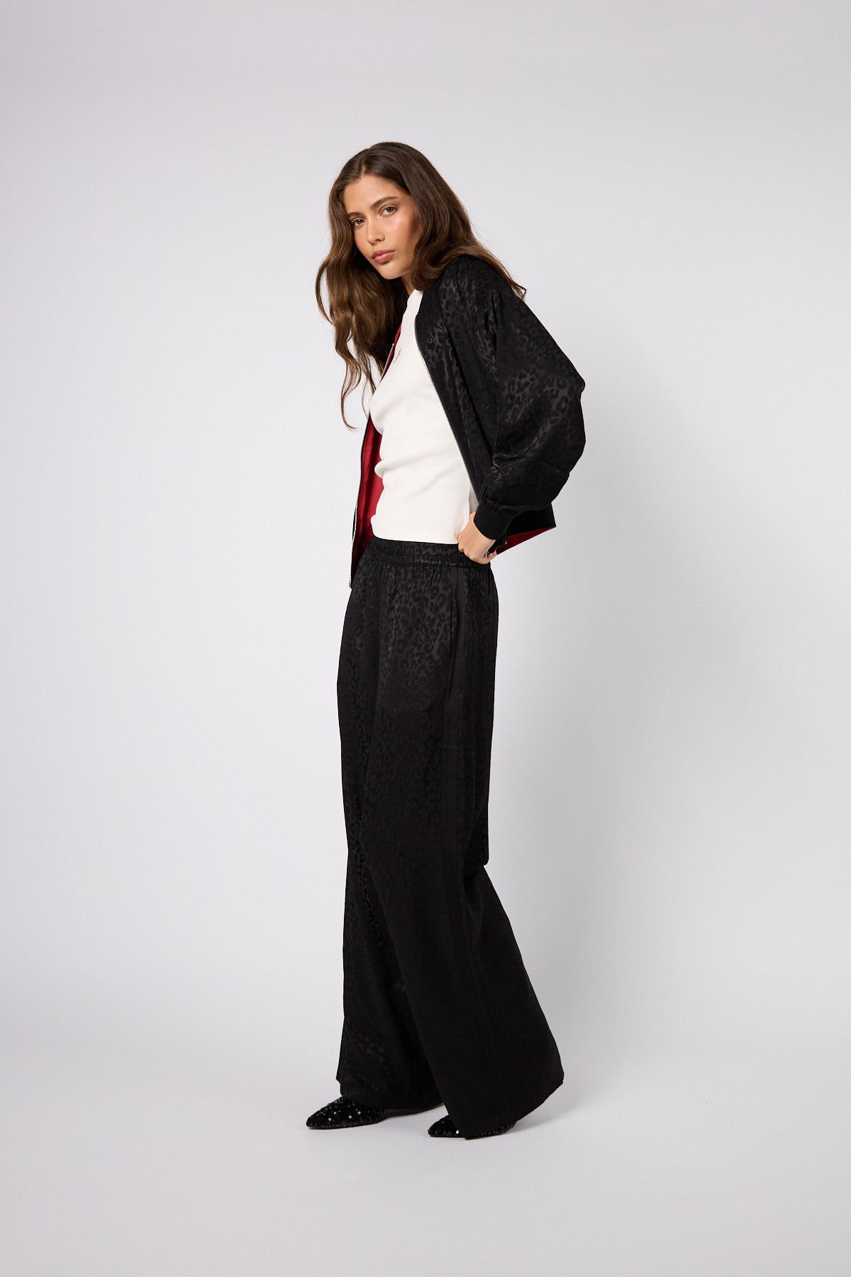 Saela Trackpants Leo Black