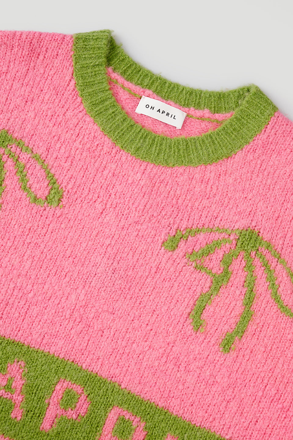 Santi Knit Jumper Dark Rose/Apple