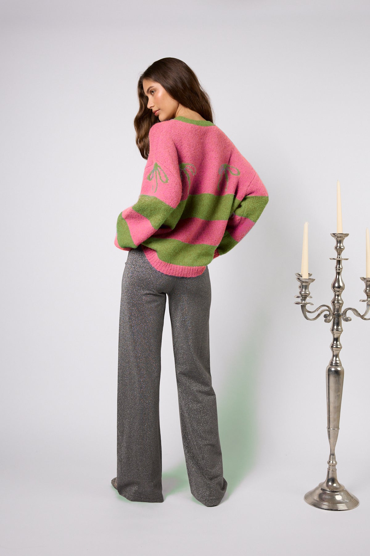 Santi Knit Jumper Dark Rose/Apple