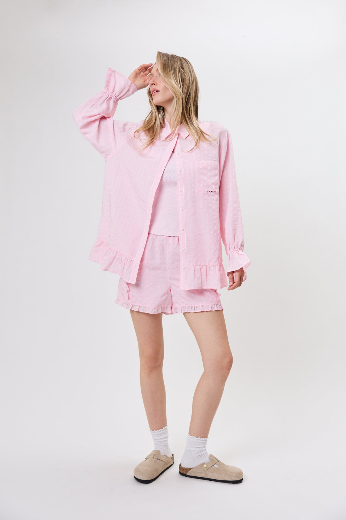 Selina Blouse Baby Rose