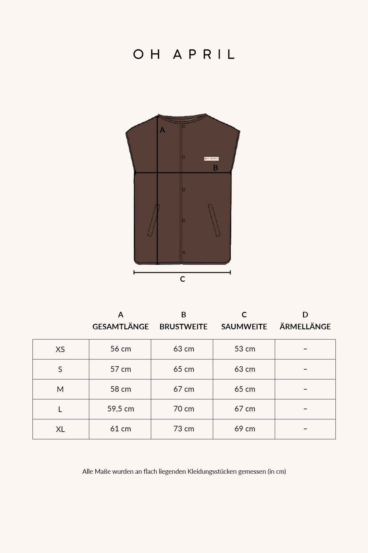 Magnolia Fleece Vest Dark Brown