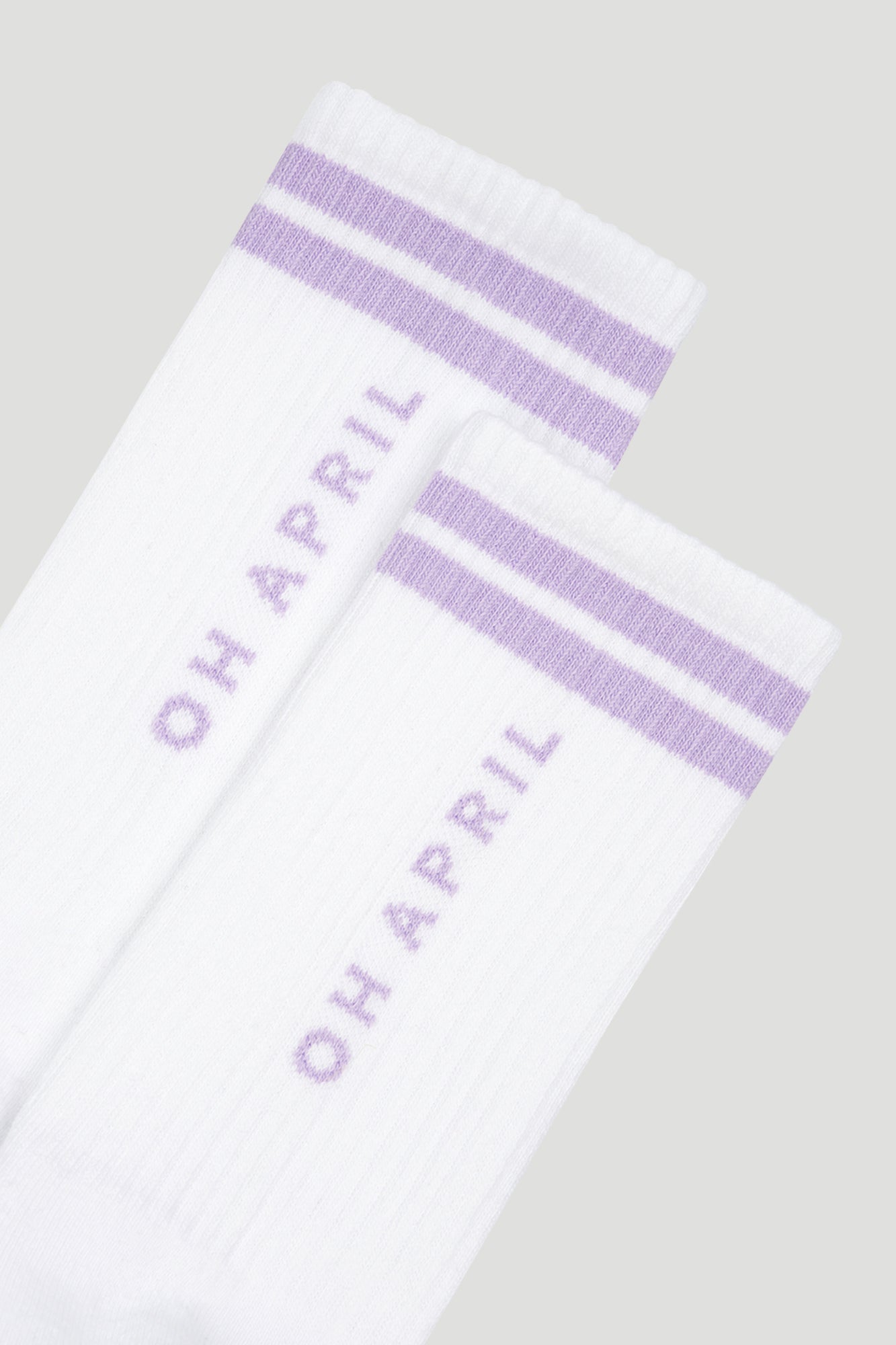 Steffi Socks OH APRIL White/Lilac