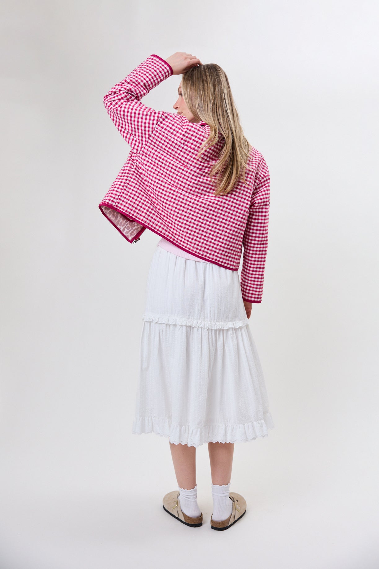 Sofie Light Padded Overshirt Leo Baby Rose/Berry Whip