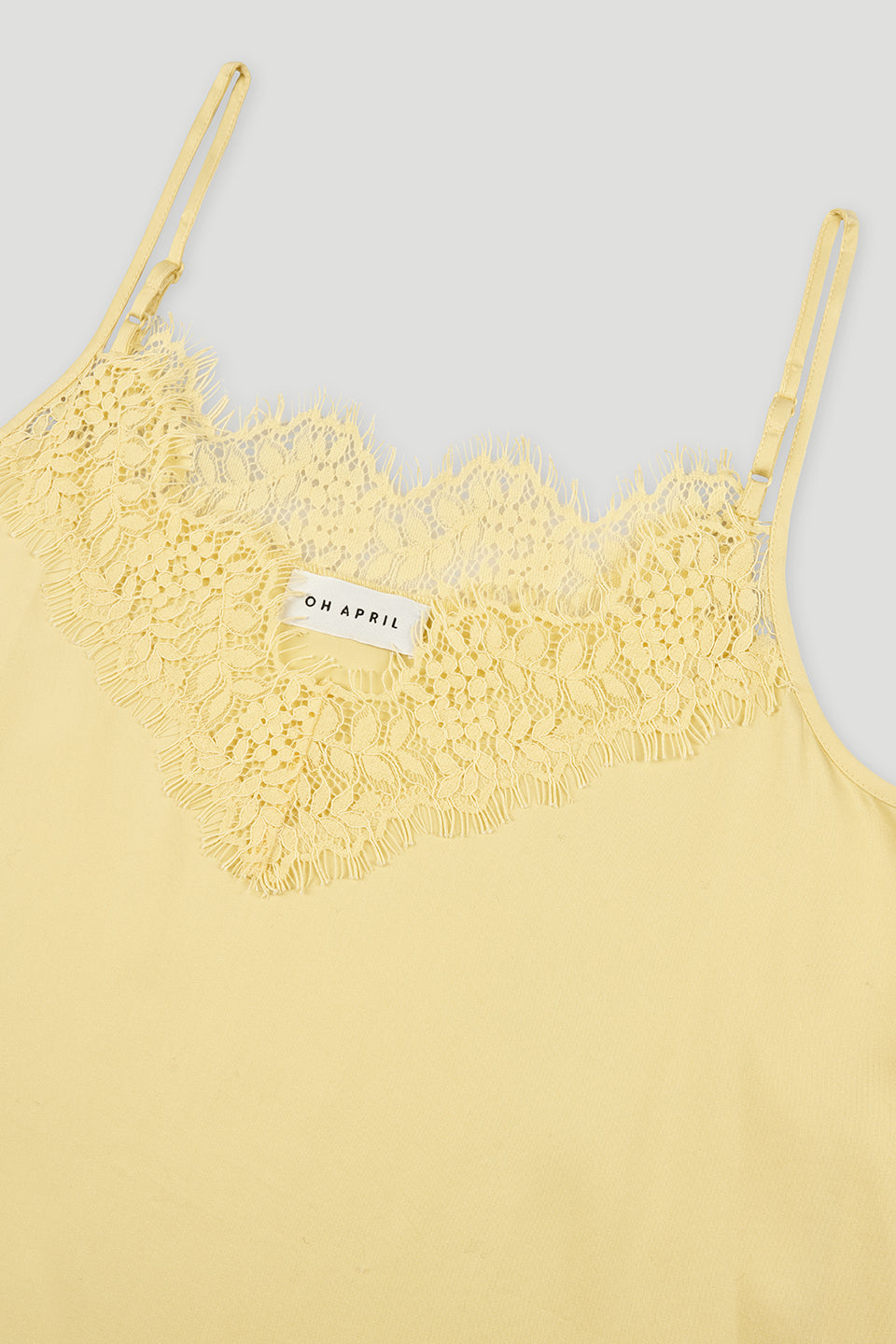 Tami Satin Top Butter Yellow