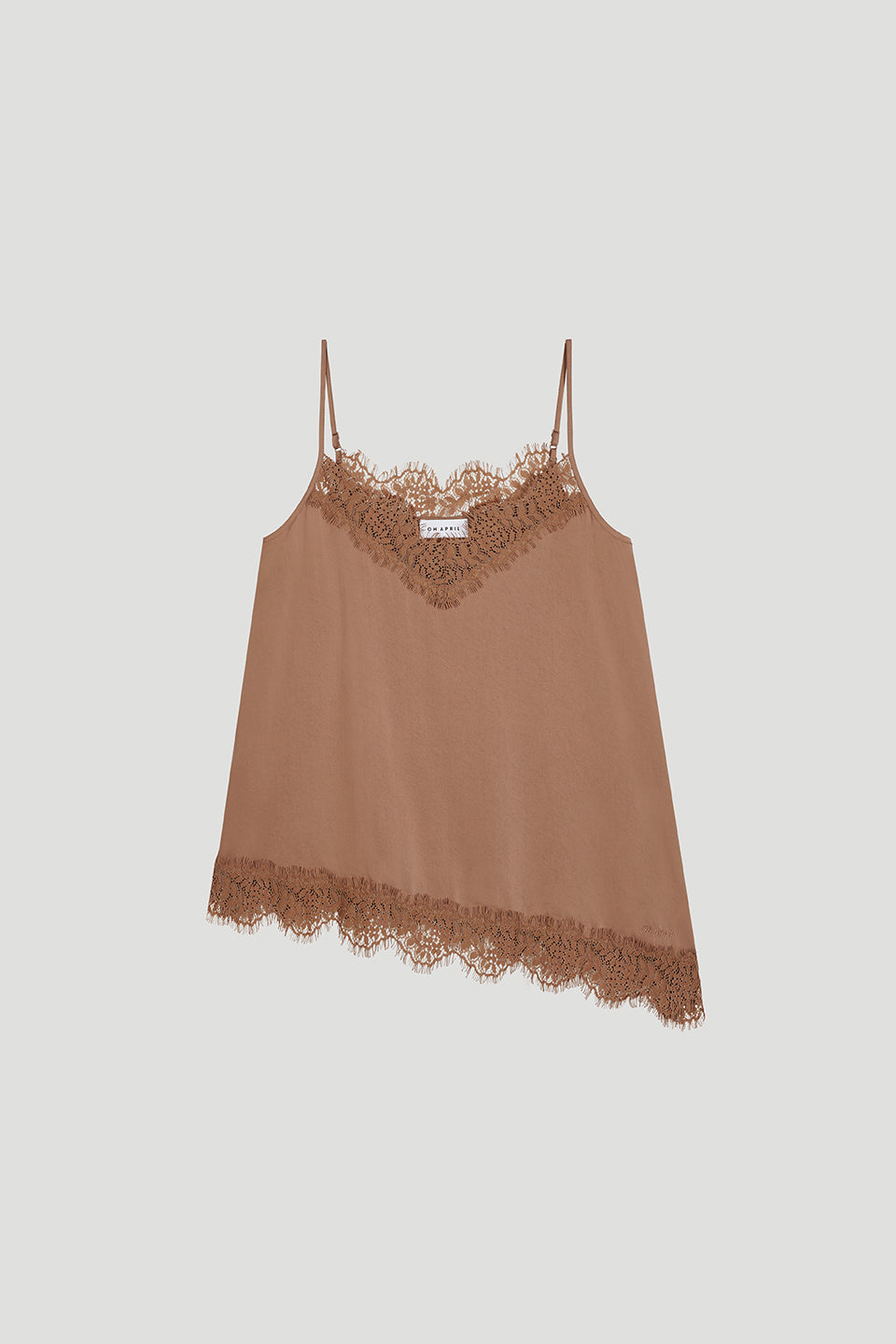 Tami Satin Top Almond Mist