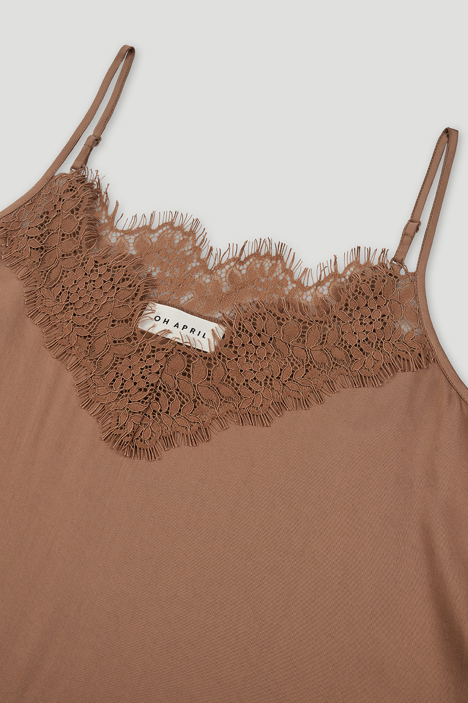 Tami Satin Top Almond Mist