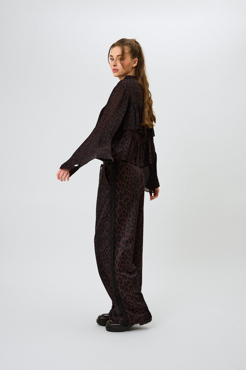Tessa Blouse Leo Truffle