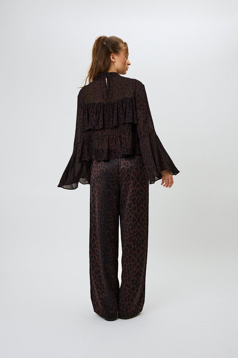 Tessa Blouse Leo Truffle