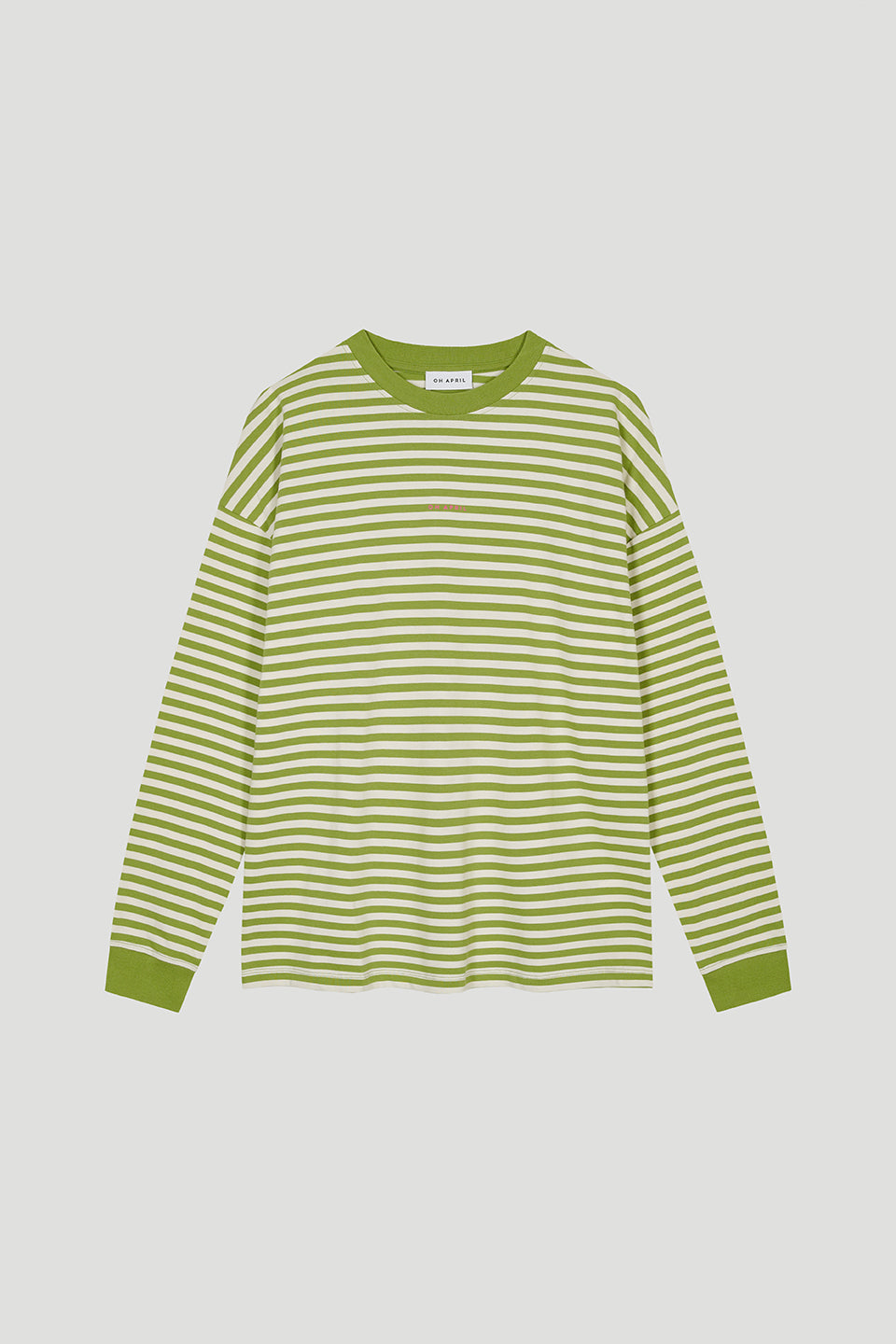 Venetia Striped Longsleeve Apple/Beige