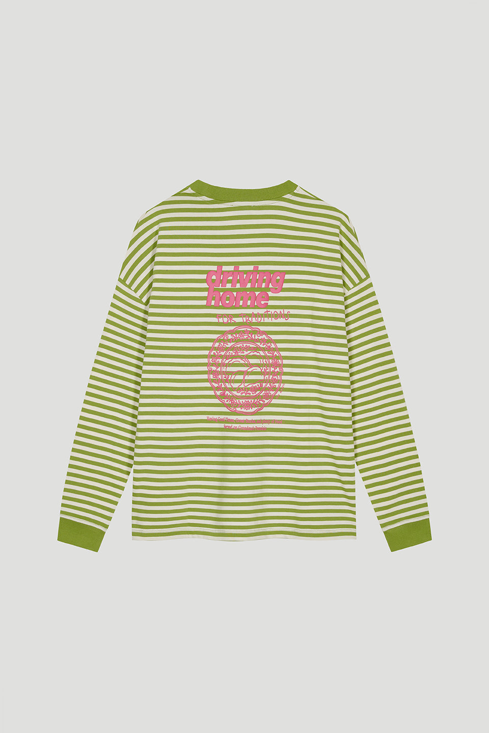 Venetia Striped Longsleeve Apple/Beige