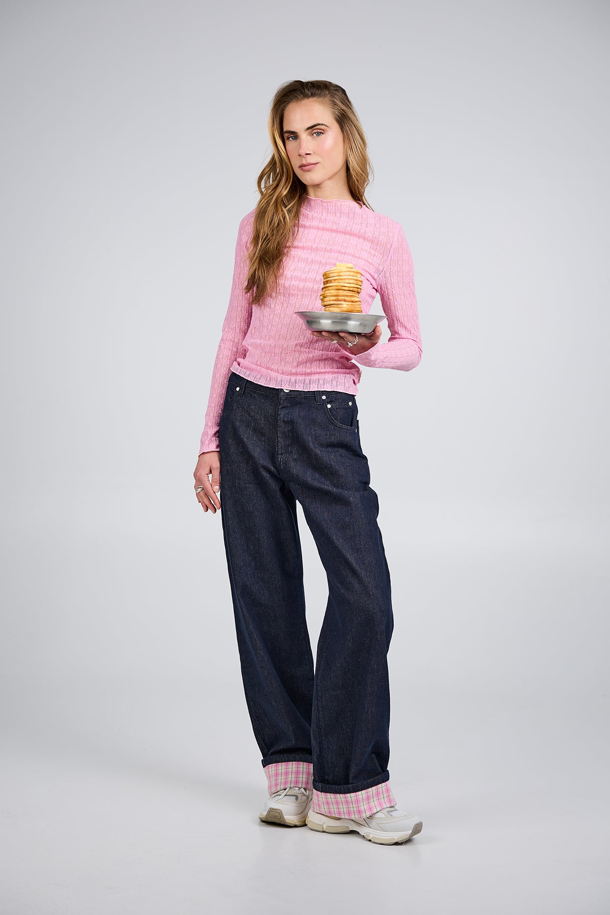 Pre-Order: Zahara Lace Longsleeve Petal Cream