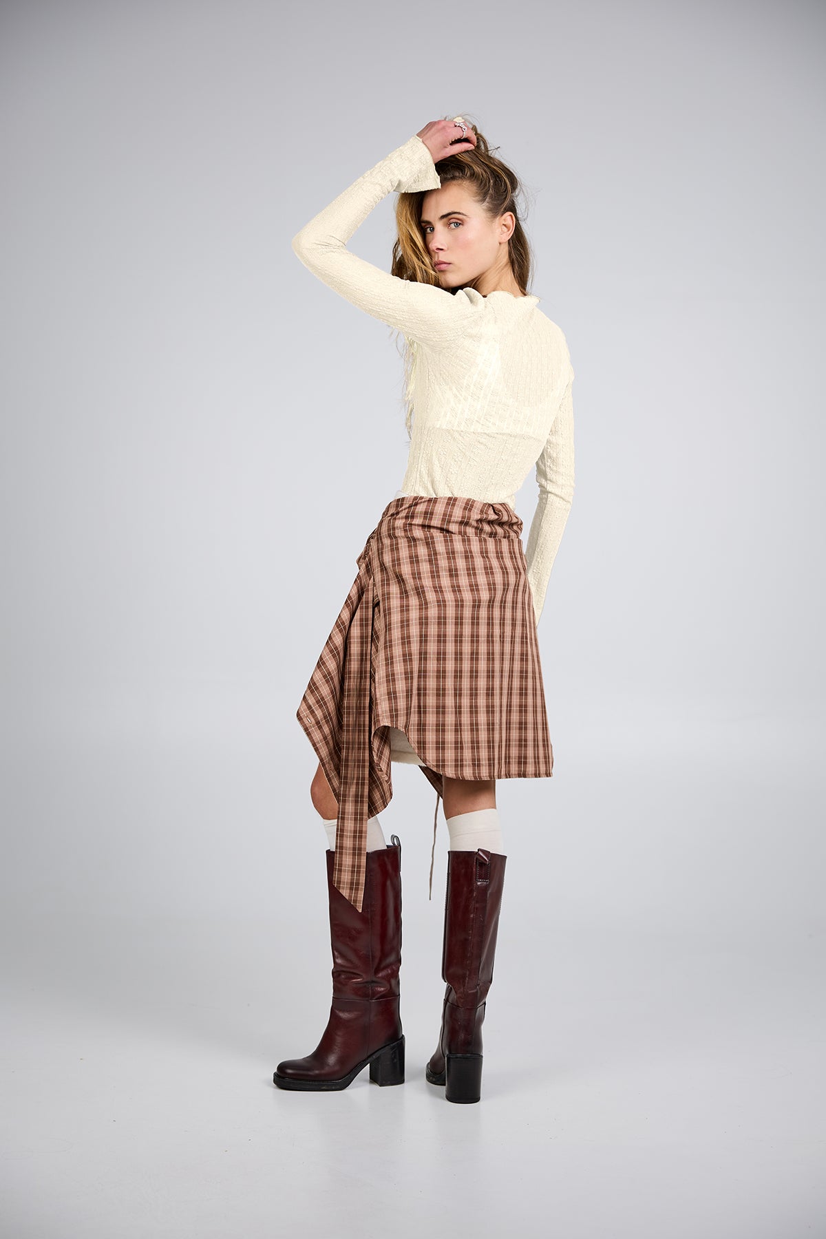 Pre-Order: Zahara Lace Longsleeve Off White