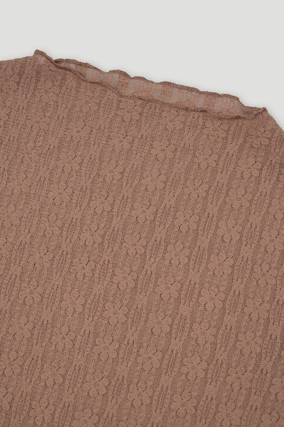 Zahara Lace Longsleeve Almond Mist