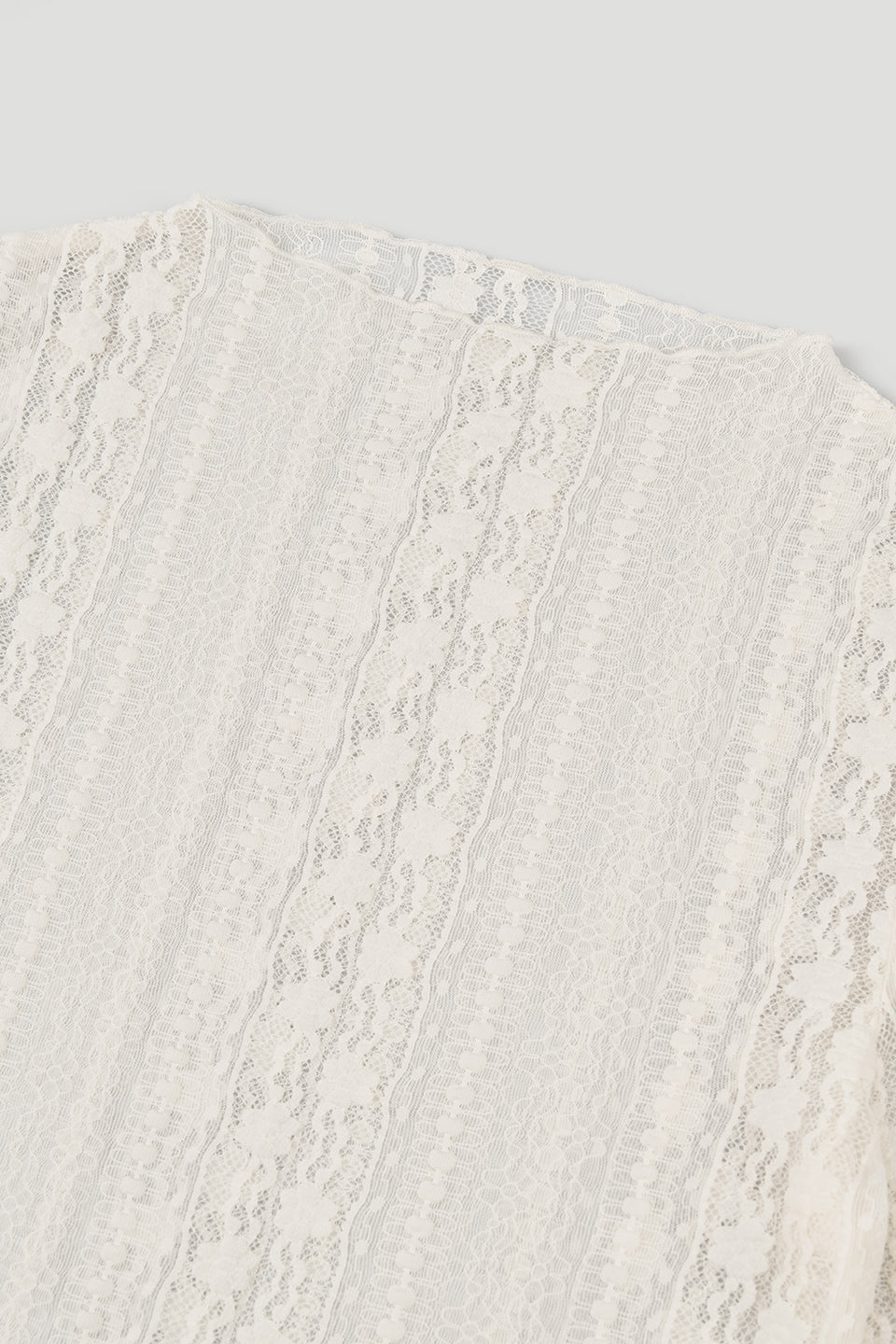 Zahara Lace Longsleeve Off White