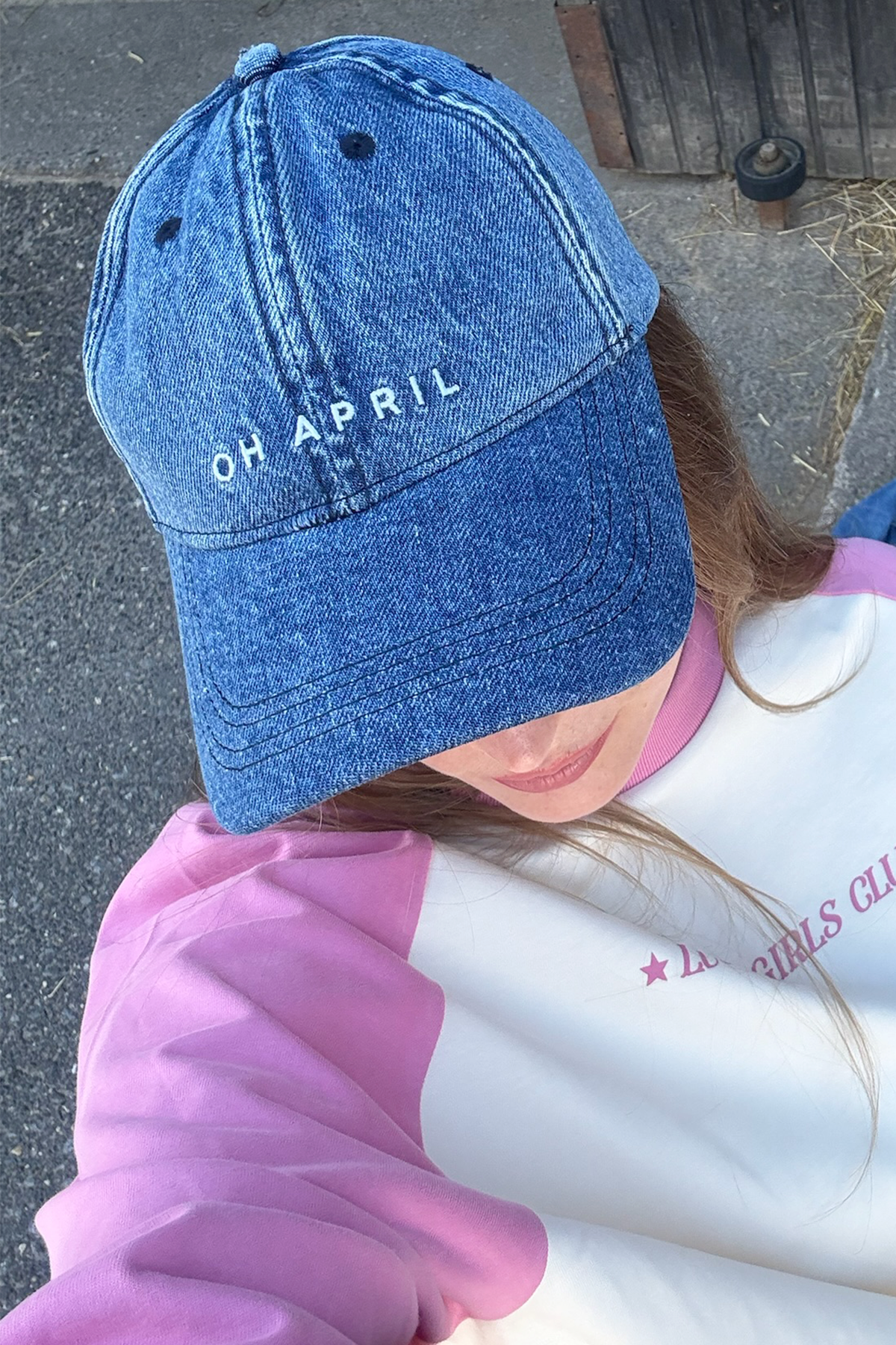 Almira Denim Cap Denim Mid Blue