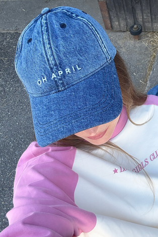 Almira Denim Cap Denim Mid Blue