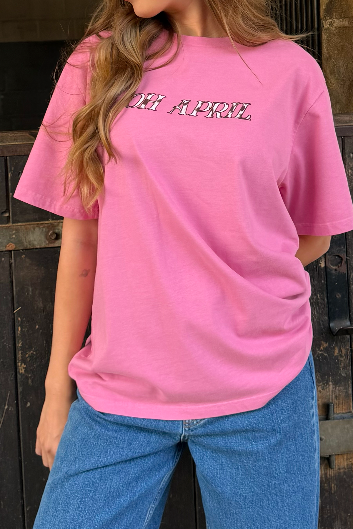 BF T-Shirt Cow Pink