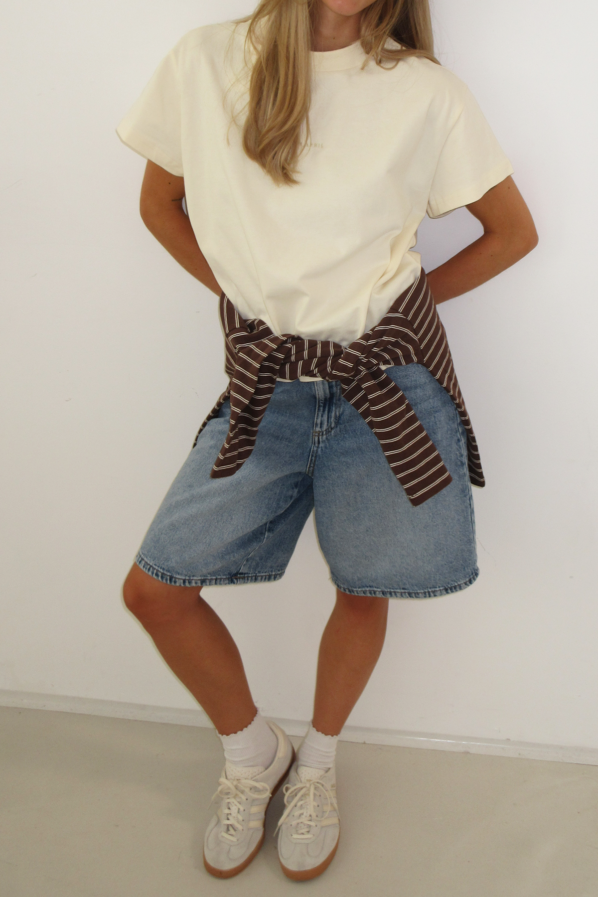 Ella Boxy T-Shirt Off White