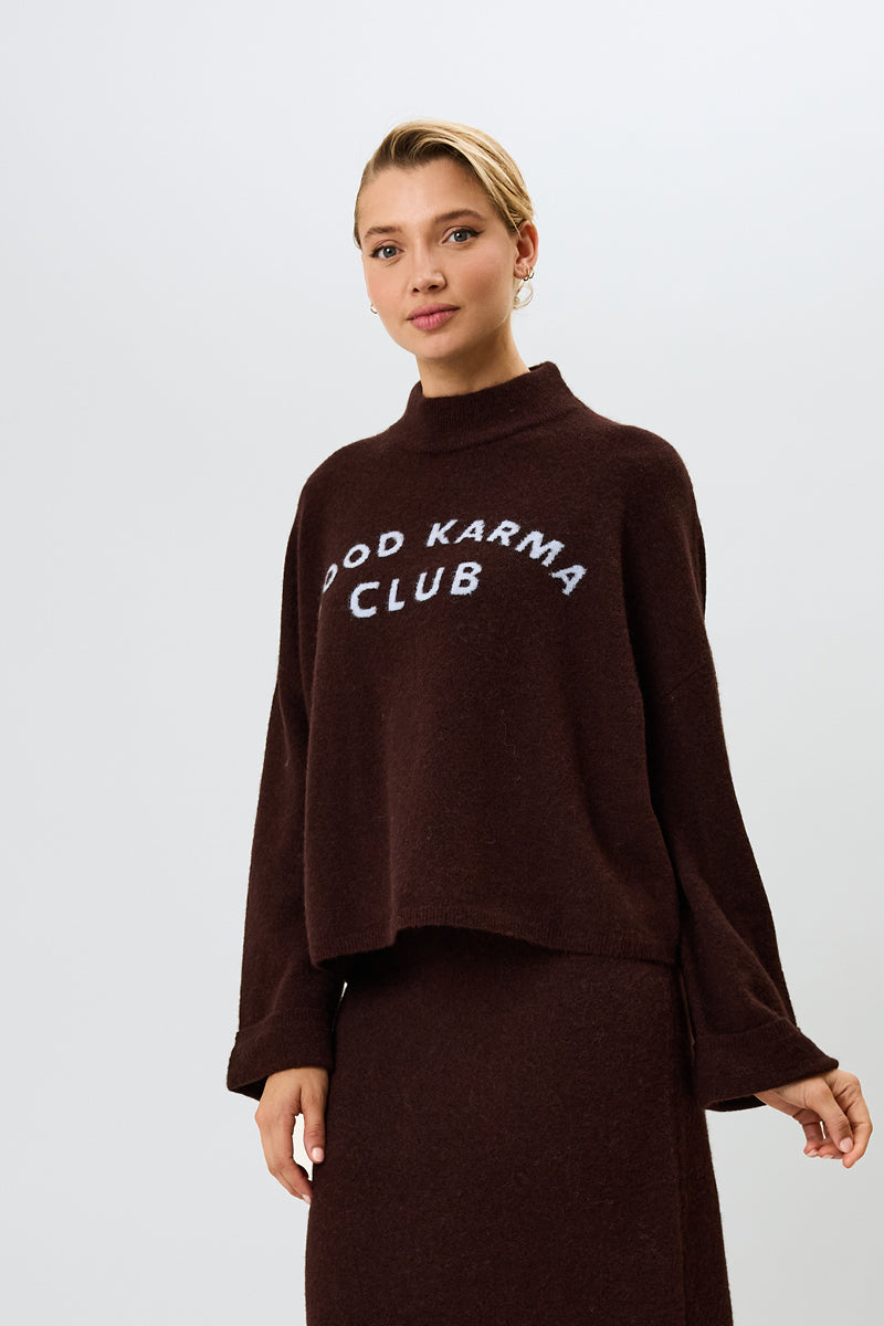 Coco Knit Jumper Truffle