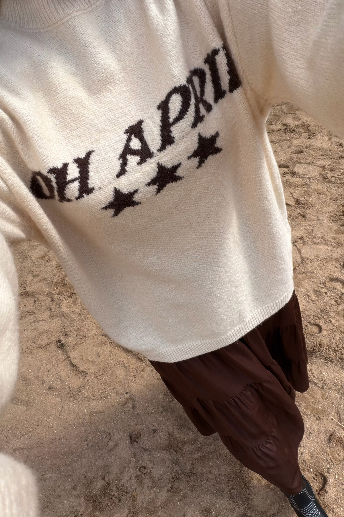 Moani Knit Jumper Beige