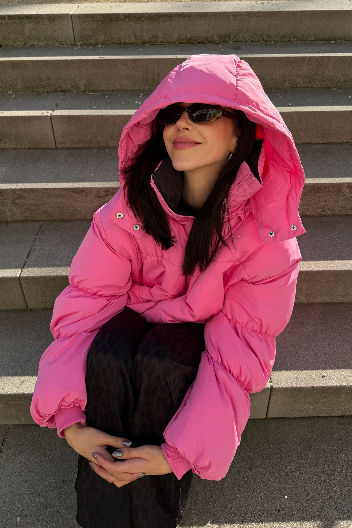 Nicky Puffer Jacket Candy/Truffle Leo