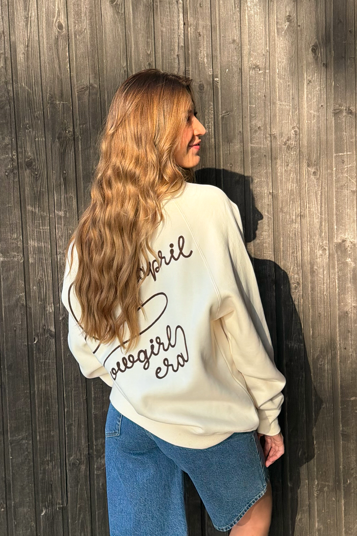 OV Sweater Raglan Cowgirl Era Off White