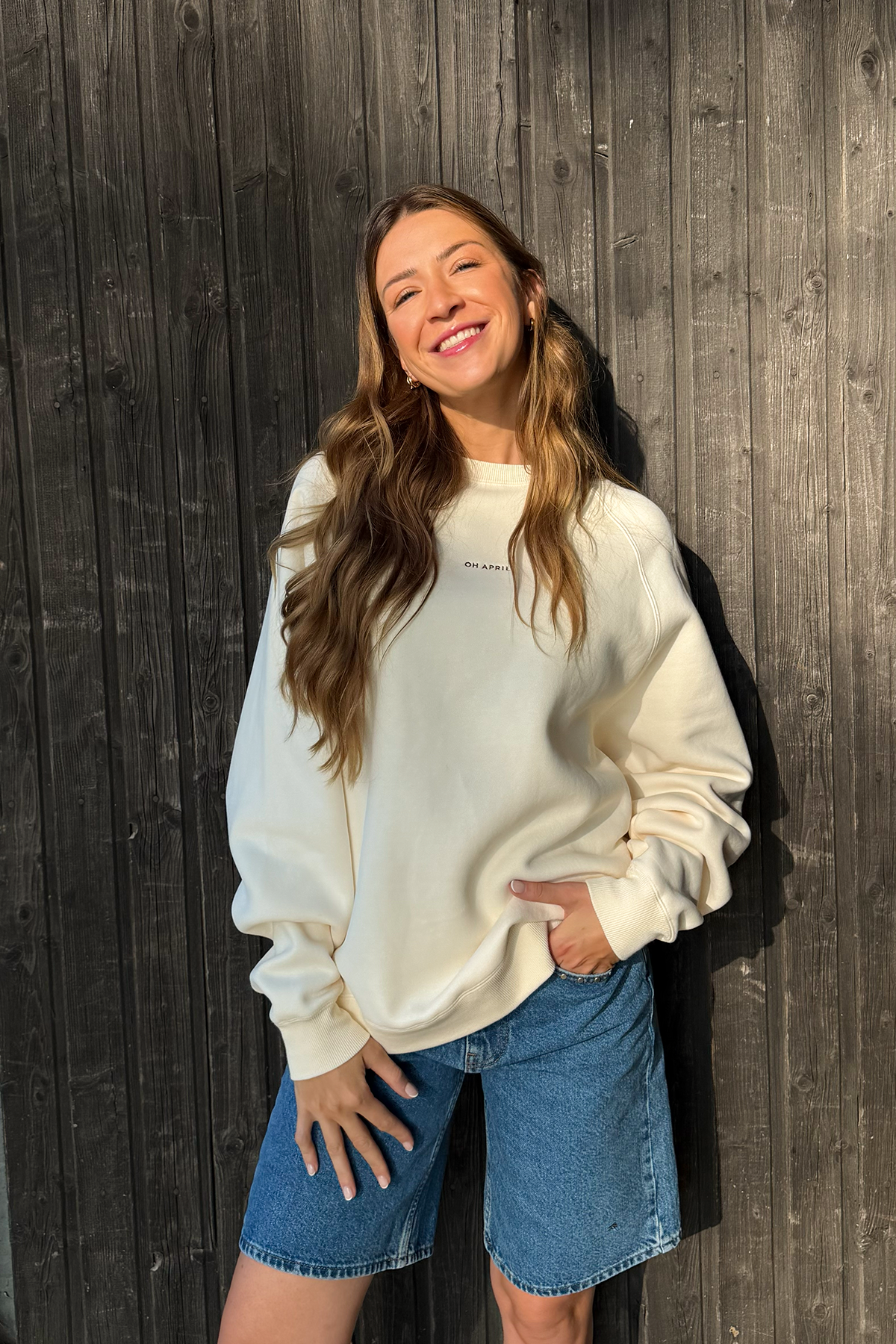 OV Sweater Raglan Cowgirl Era Off White